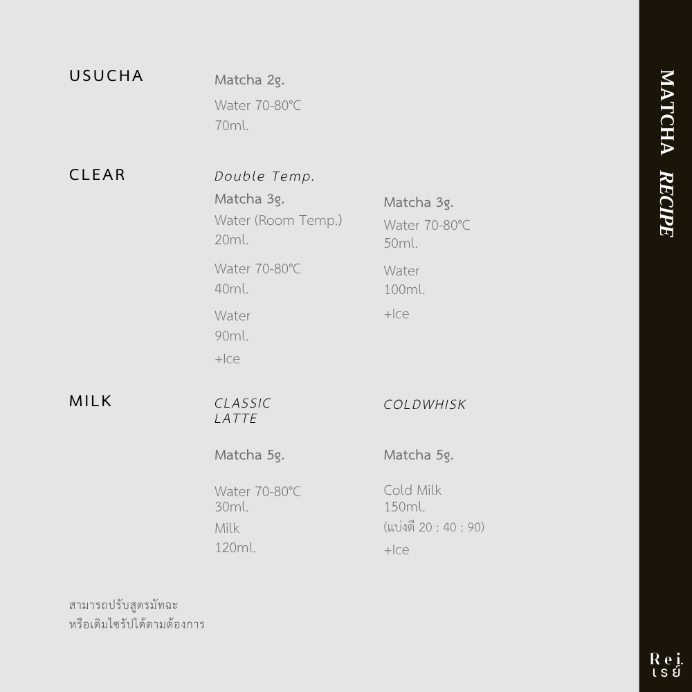 สูตรชงมัทฉะ